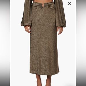 CHARLIE HOLIDAY Anouk Midi Skirt in Medium